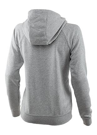 Женская толстовка nike flc park20 fz hoodie серый s (7dcw6955-063 s)2 фото