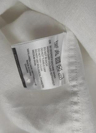 Натуральная льняная 100 % лен рубашка от lyle&scott6 фото