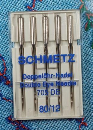 Голки scmetz double eye no80