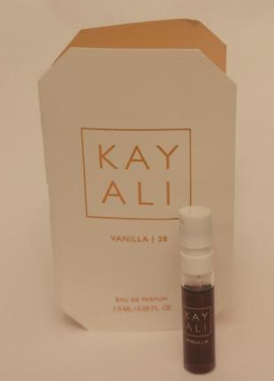 Kayali vanilla | 28 парфюмированная вода, 1,5 мл