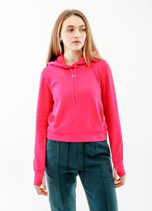 Жіноча худі nike one tf po hoodie lbr рожевий l (7dfb5210-615 l)