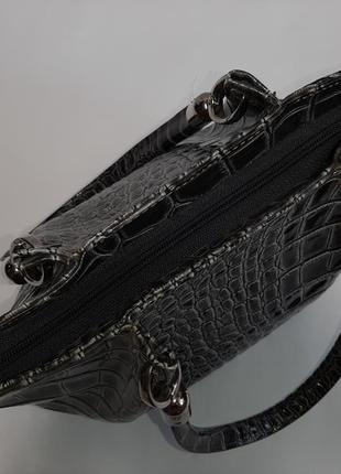 Genuine leather borse in pelle італія стильна сумка шкіряна4 фото