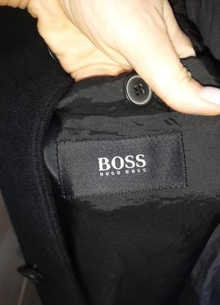 Hugo boss вовняне пальто весняне5 фото