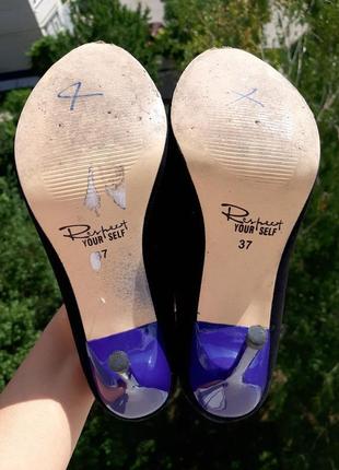 Respect літні туфлі на шпильці фіолетовою4 фото