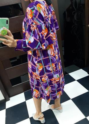 Яскраве різнобарвне плаття міді з воланами від &other stories4 фото