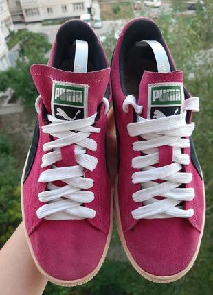 Замшеві оригінальні кросівки puma suede3 фото