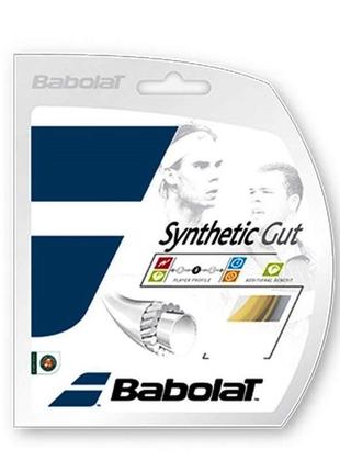 Струна babolat synthetic gut 12 m 1.25 white 241121/101