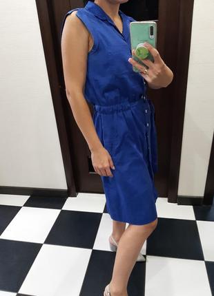 Lacoste синє плаття сорочка2 фото