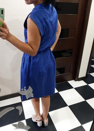 Lacoste синє плаття сорочка3 фото