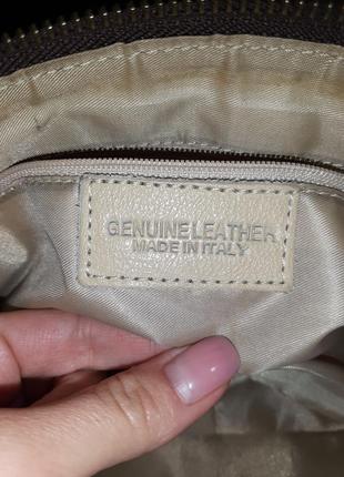 Genuine leather шкіряна сумка5 фото