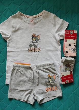 Футболка і шорти том і джеррі 98-104,110-1116