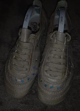 Шкіряні спортивні туфлі-мокасини rieker3 фото
