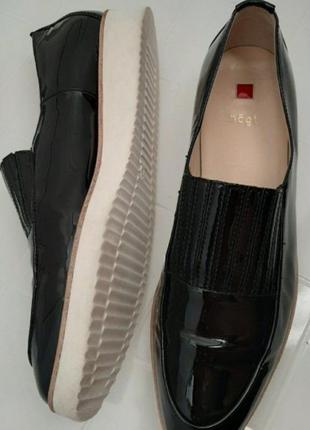 Hogl стильні лакові туфлі лофери2 фото