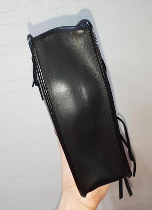 Шикарна сумка з бахромою genuine leather ♥5 фото