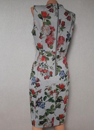 Calvin klein оригінальне плаття міді в квітковий принт2 фото