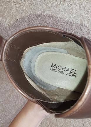 Michael kors оригінальні шкіряні черевики ботильйони5 фото