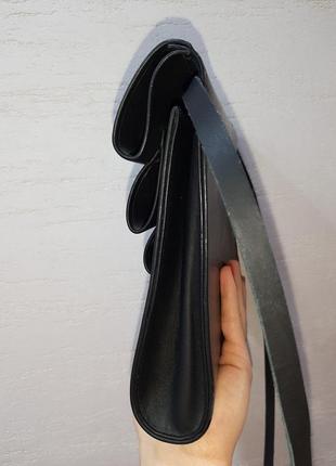 Cos шикарна шкіряна класична сумочка клатч5 фото