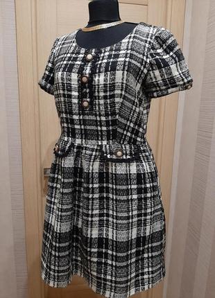 Оригінальне стильне плаття забарвлення шанель пишна спідниця atmo2 фото