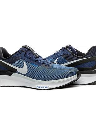 Мужские кроссовки nike air zoom structure 25 синий 43 (7ddj7883-400 43)