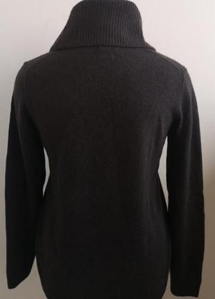 Massimo dutti шикарний вовняний светр з об'ємним горлом3 фото