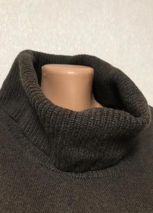 Massimo dutti шикарний вовняний светр з об'ємним горлом5 фото