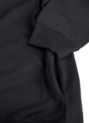 Женская толстовка nike w nsw jrsy os fz hoodie черный l (7ddm6415-010 l)4 фото