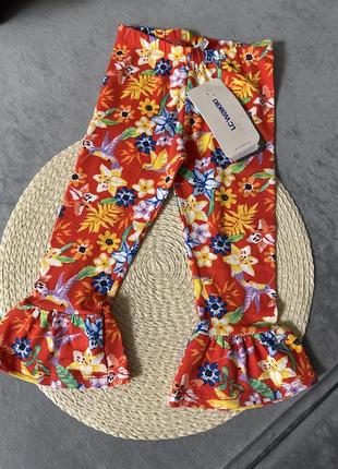 Lcwaikiki кюлоты бриджи очень яркие 96% хлопок