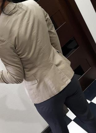 Zara бежевий базовий піджак3 фото