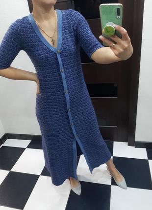 В'язане плаття-светр міді жіноче zara4 фото