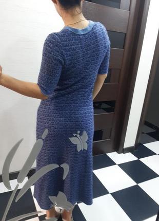 В'язане плаття-светр міді жіноче zara7 фото