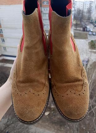 Belmondo замшеві черевики лофери оксфорди броги італія2 фото