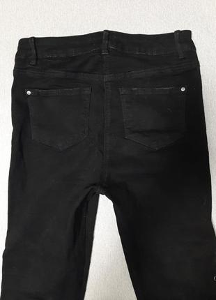 Чорні джинси 👖зі шнурівкою і високою талією від matalan3 фото