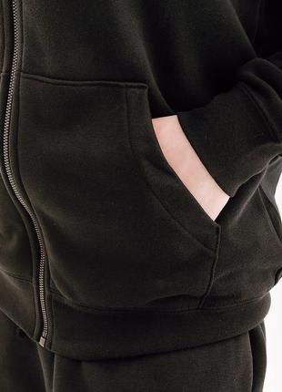 Женская толстовка nike flc park20 fz hoodie черный l (7dcw6955-010 l)4 фото