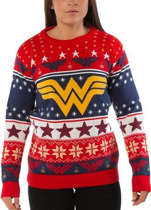 Різдвяний светр wonder women2 фото