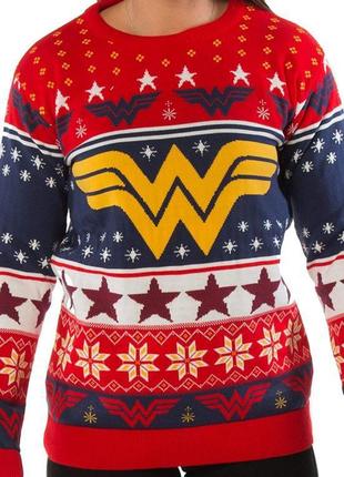 Різдвяний светр wonder women3 фото