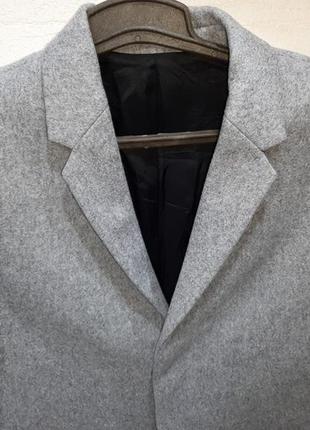 Однобортне класичне вовняне пальто cos2 фото