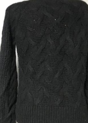 Зимовий теплий светр в коси massimo dutti3 фото