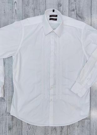 Рубашка мужская белая классическая duffer st george