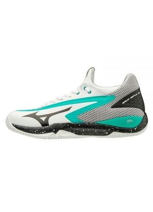 Мужские кроссовки mizuno shoe wave impulse cc белый/черный/зеленый (43) uk9 61gc1980-09 432 фото