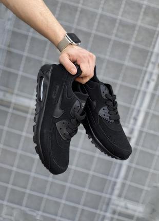 Кроссовки nike air max 90 black 3