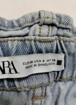 Джинсовые шорты zara6 фото