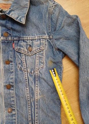 Куртка джинсова  levi's 70500-0216
 size 34  made in france  🇫🇷5 фото