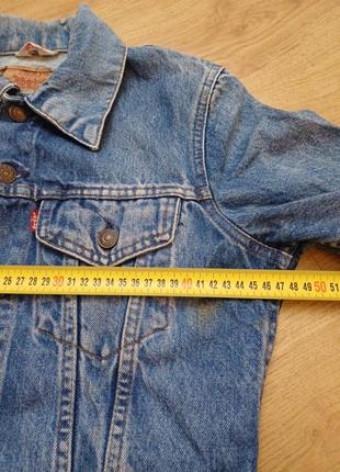 Куртка джинсова  levi's 70500-0216
 size 34  made in france  🇫🇷7 фото
