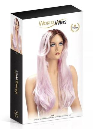 Перука world wigs aya long two-tone mauve2 фото