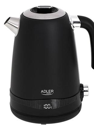 Чайник з регулятором температури adler ad 1295 black