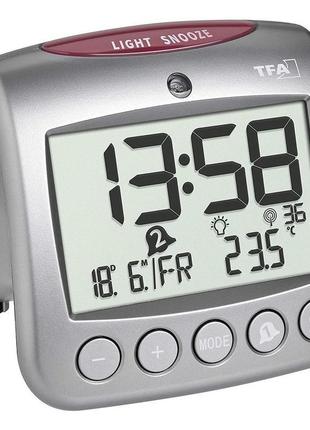 Настільний годинник з температурою tfa "sonio 2.0" (60255954)