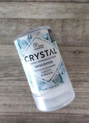 Натуральний мінеральний дезодорант crystal body deodorant (travel міні формат❤️)2 фото