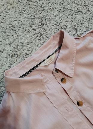Рубашка розовая, ткань лиоцелл3 фото