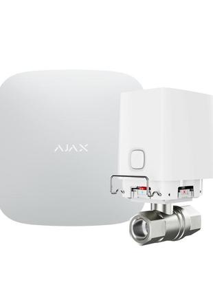 Комплект антипотоп ajax: централь hub2 (2g) + кран перекриття ...
