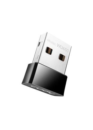 Адаптер wifi 5 cudy wu650 дводіапазонний з usb 2.0 (73-00547)